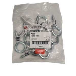 National Hardware N220-426 Screw Eyes 2-7/8 150lbs Pack of 10 NIB